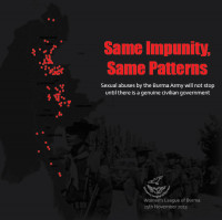Image of Same Impunity,Same Patterns : Sexual abuses by the Burma Army will not stop until there is a genuine civilian government.