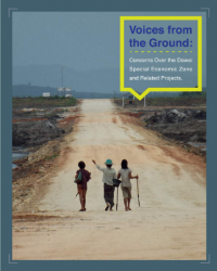 Image of Voices from the ground: concerns over the Dawei Special Economic Zone and related projects